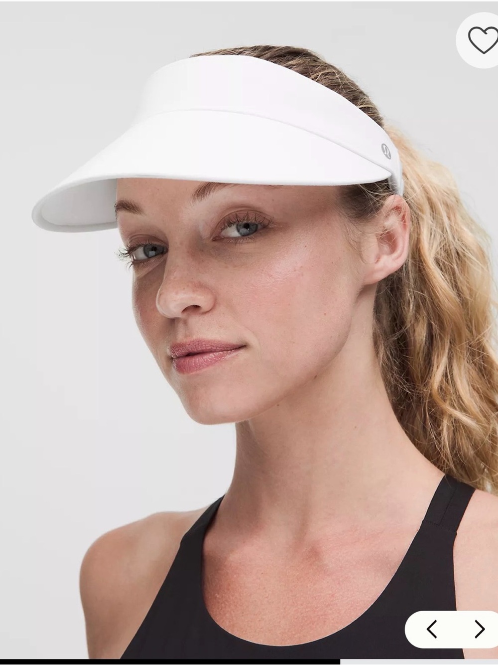 🎾🪞NWOT Lululemon White Women's Visor Cap-Brand New/Never Worn!🪞🎾